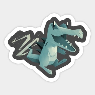 Funny Crocodile Sticker